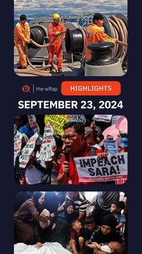 Today's headlines: Magna Carta for Seafarers, Sara Duterte, Israel & Palestine | The wRap | September 23, 2024