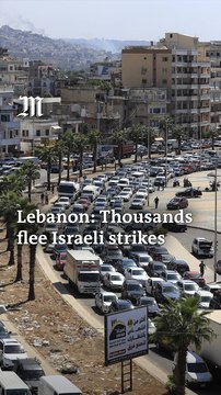 Lebanon: Thousands flee Israeli strikes in south of country