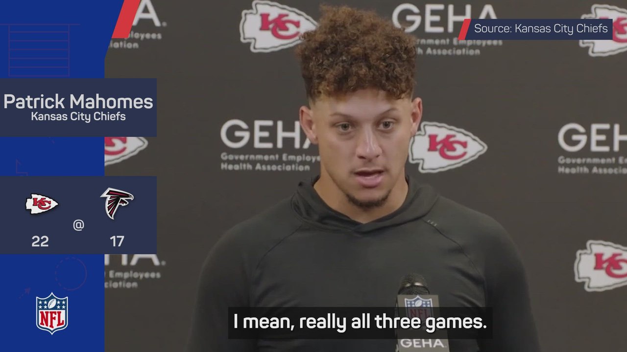 Mahomes admits he's underperforming despite team's perfect start