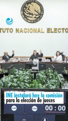 INE instalará hoy la comisión para la elección de jueces