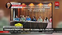 Suspenden clases y alistan refugios en Guerrero por tormenta tropical 'John'