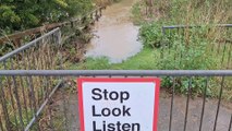 Flooding in Leighton Buzzard after heavy downpours overnight