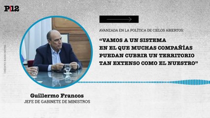 Francos habló sobre las reuniones entre el gobierno y las low cost: “Que muchas compañías  puedan cubrir un territorio tan extenso como el nuestro”