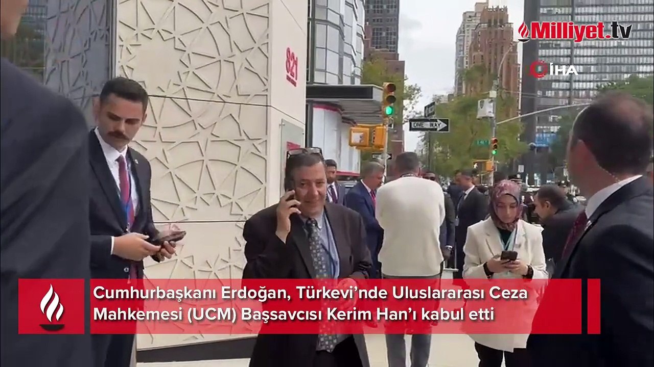 Cumhurbaşkanı Erdoğan, Türkevi’nde Uluslararası Ceza Mahkemesi (UCM) Başsavcısı Kerim Han’ı kabul etti