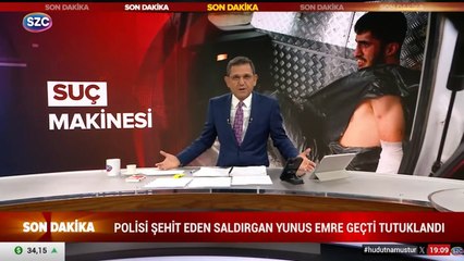 下载视频: Fatih Portakal şehit polis Şeyda'nın katilinin çöp poşetine konulmasına tepki gösterdi