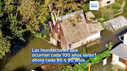 "La Tierra se calienta a 14 bombas atómicas por segundo" provocando inundaciones más frecuentes