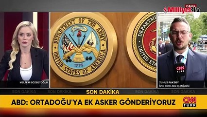 ABD Ortadoğu'ya asker gönderiyor