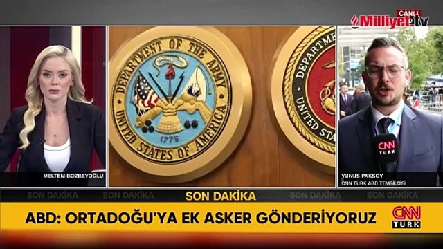 ABD Ortadoğu'ya asker gönderiyor
