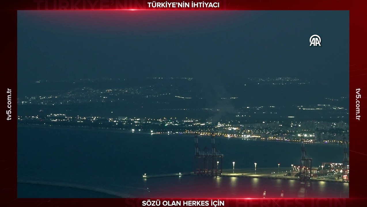 Lübnan'ın güneyinden işgalci İsrail'in Hayfa kenti çevresine bir dizi roket atıldı