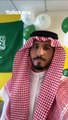 أحمد حجازي بالزي السعودي في احتفالات نيوم باليوم الوطني للمملكة 