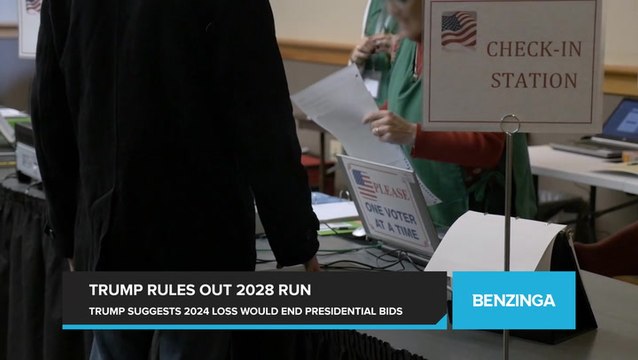 Trump Hints That 2024 Defeat Would End His Presidential Ambitions, Says of Potential 2028 Bid, 'I Don't See That at All.'