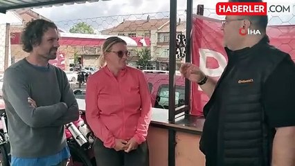 Alman Çift Türkiye'yi Bisikletle Geziyor
