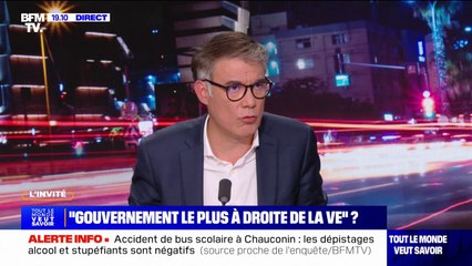 Pour Olivier Faure (premier secrétaire du PS), Bruno Retailleau est un ministre de l'Intérieur "qui est dans la discrimination et qui considère que tous les Français ne se valent pas"