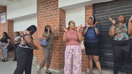 Funcionarias del Mides en Colón protestan contra supuestas amenazas de despidos