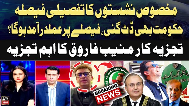 SC Issues Detailed Judgment in Reserved Seats Case | Decision will be Implemented?? Muneeb Farooq's Analysis
