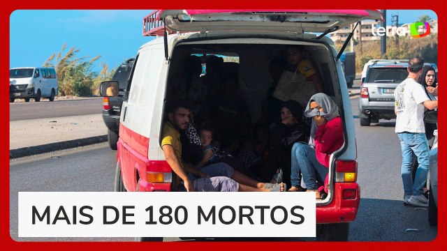 Libaneses começam a deixar suas casas após ataques de Israel