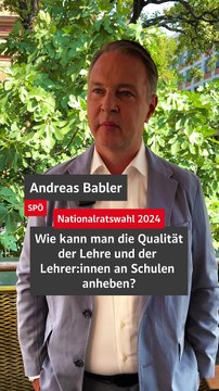 Nationalratswahl: Wie kann man die Qualität der Lehre und der Lehrer:innen an Schulen anheben?