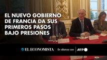 El nuevo gobierno de Francia da sus primeros pasos bajo presiones