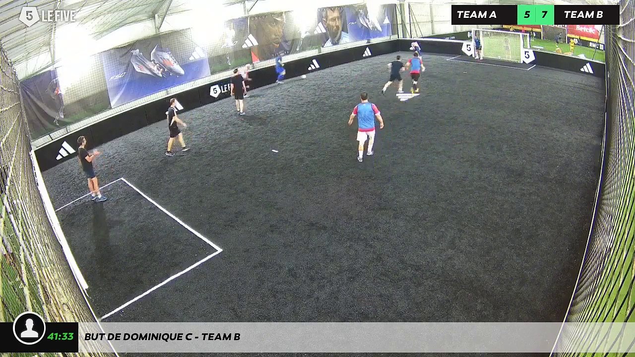 But de Dominique C - Team B