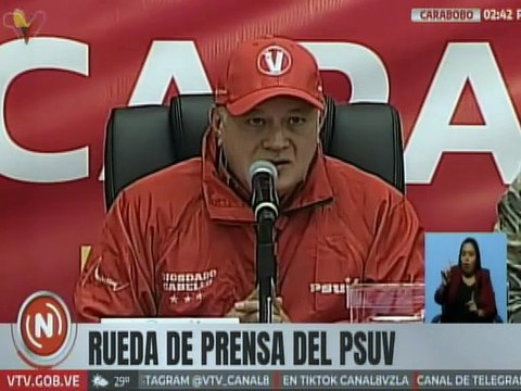 Primer Vpdte. del PSUV Diosdado Cabello afirmó que con el fascismo no se negocia y debe ser vencido