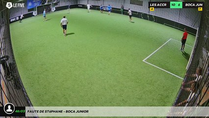Faute de Stéphane - BOCA JUNIOR