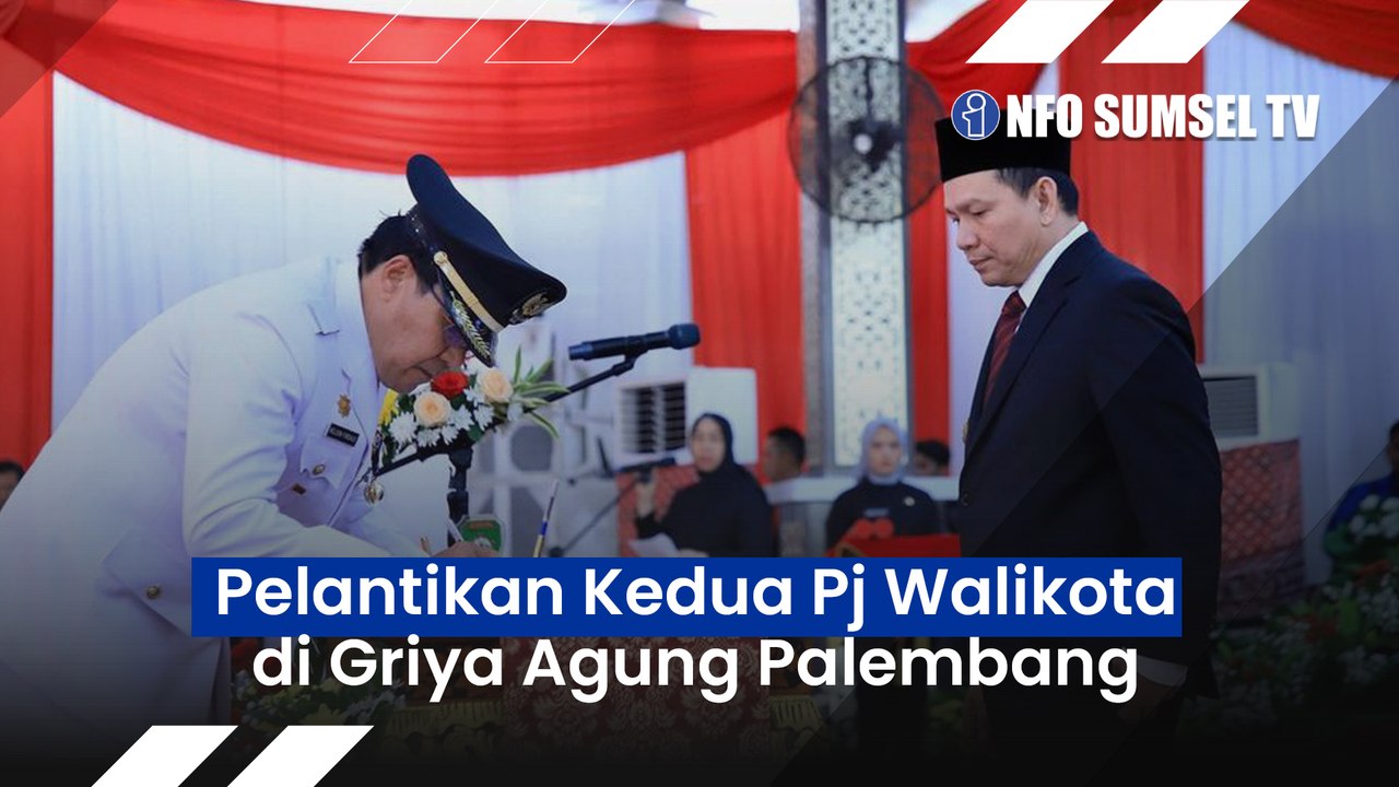 RESMI, Pj Gubernur Sumsel Elen Setiadi Lantik Pj Walikota Pagar Alam dan Pj Walikota Lubuk Linggau
