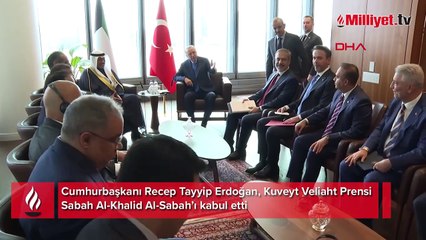 Erdoğan, Kuveyt Veliaht Prensi Al-Sabah’ı kabul etti