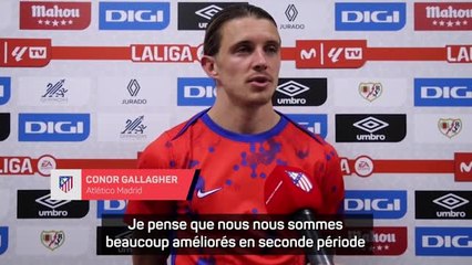 Atlético - Gallagher : "Physiquement, je me sens très bien, j'ai retrouvé ma forme à 100 %"