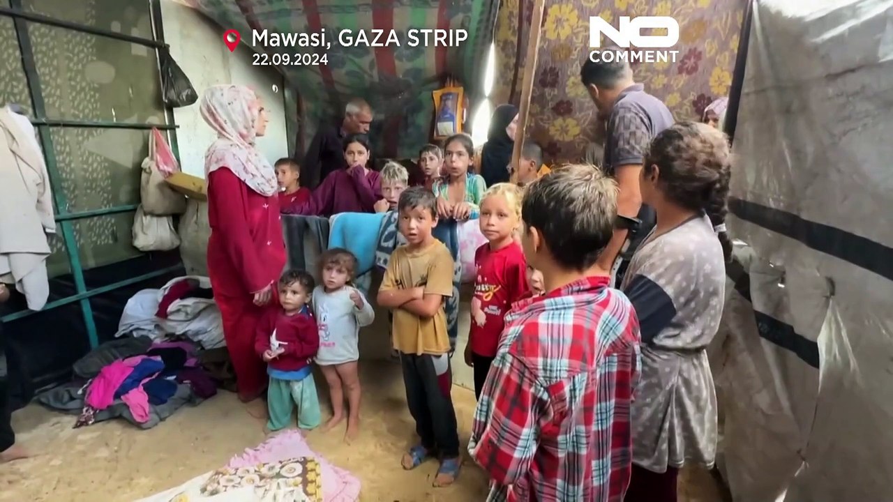 غزّة: خريف قاس يزيد من معاناة النازحين التي تجاوزت كل الحدود