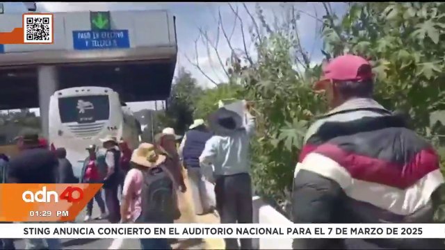 ¡Última Hora! Bloqueo en la autopista México-Pirámides; agricultores denuncian falta de apoyos
