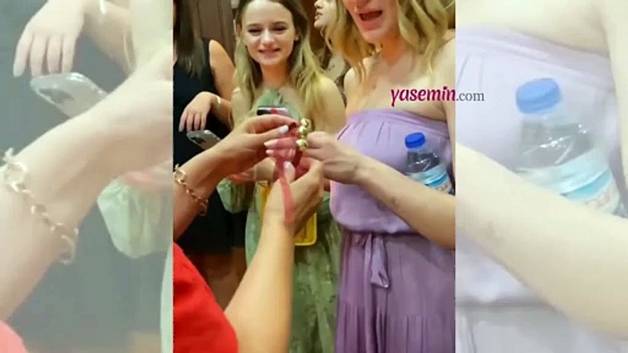 Dünyaca ünlü ABD'li oyuncu 'Erik Dalı' ile eğlendi! Joey King Türk usulü kına gecesinde