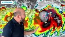 Rápida intensificación del huracán John. Impactaría México como categoría 3