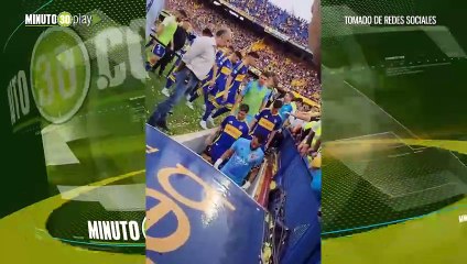 “Sos un hijo de…” Chiquito Romero se dejó calentar y se agarró con socios del Boca Juniors al cierre del Superclásico