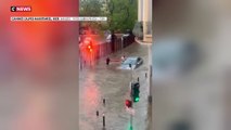 Cannes : une partie de la ville inondée après de fortes pluies