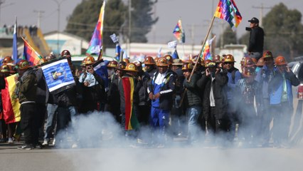 La marcha de Evo Morales llega a La Paz