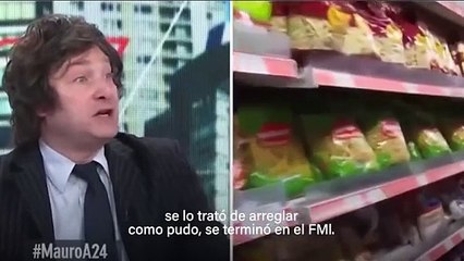 Javier Milei hablando de Luis Caputo antes de ser presidente
