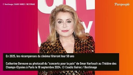 Cérémonie des César : Catherine Deneuve se voit décerner un rôle prestigieux pour la 50e édition