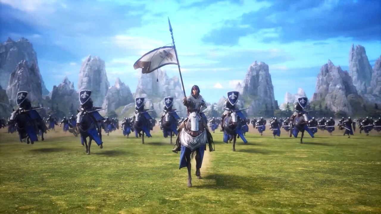 In Age of Empires Mobile stürmt die berühmte Jeanne d'Arc eine feindliche Festung