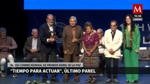 Cierre de la cumbre XIX de los Premios Nobel de la Paz