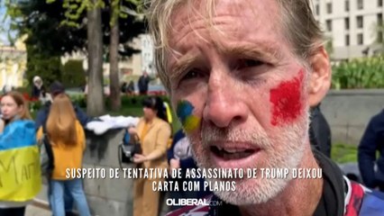 Suspeito de tentativa de assassinato de Trump deixou carta com planos