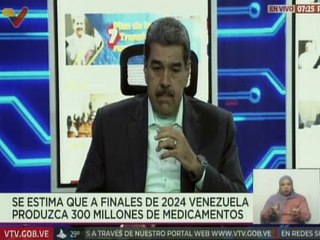 Jefe de Estado: La industria farmacéutica venezolana está abasteciendo el 70% del mercado nacional