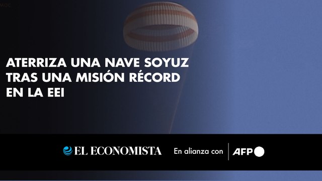 Aterriza una nave Soyuz tras una misión récord en la EEI