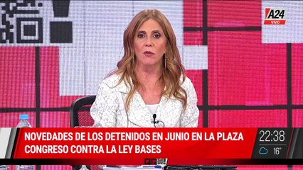 DETENIDOS POR MANIFESTARSE CONTRA LA LEY BASES