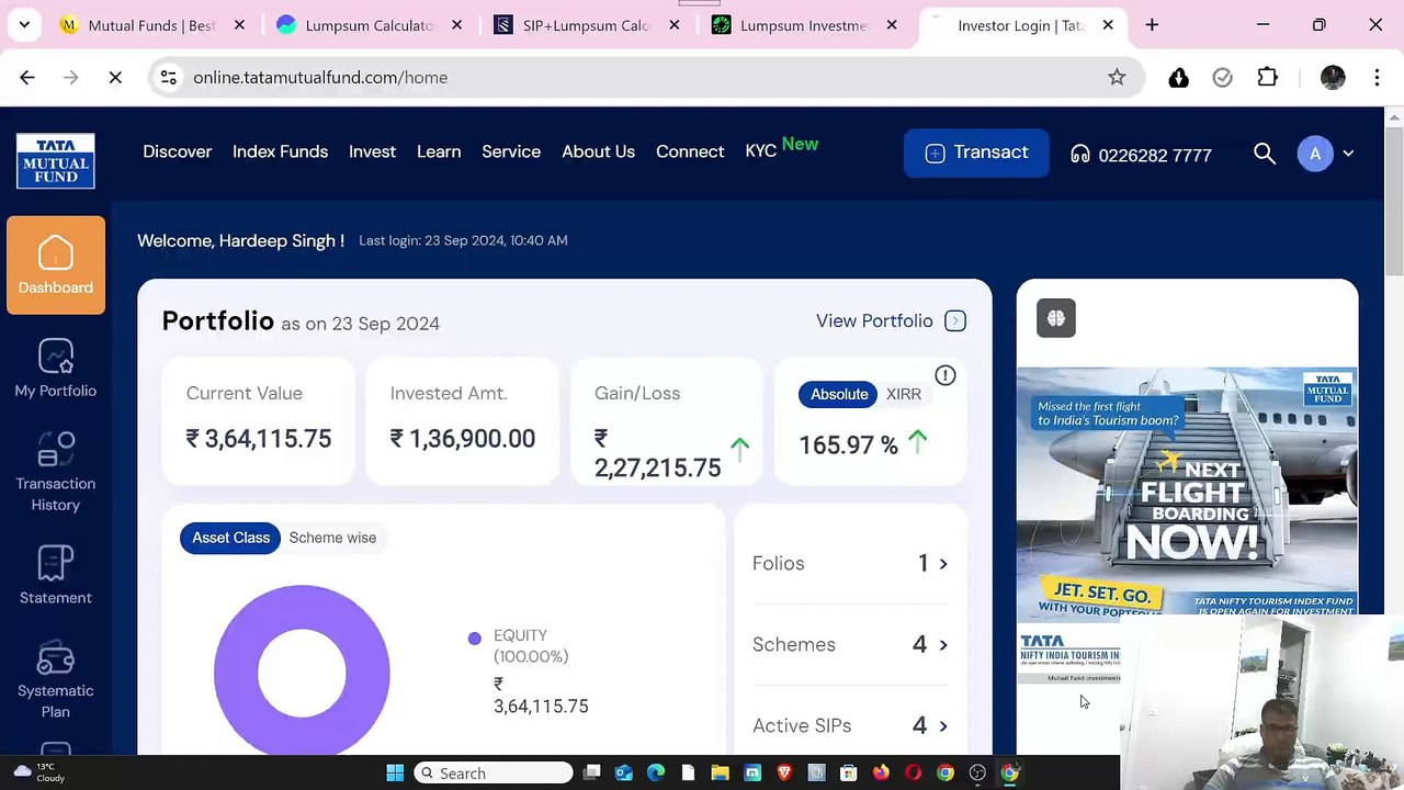 100 Portfolio How To Build Wealth Like This Investing In SIP Mutual Funds Losses in Motilal Oswal