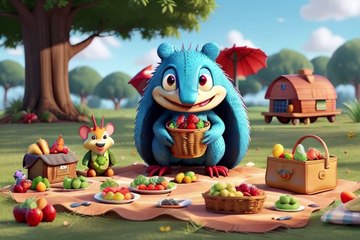 Echidna Video - Baby Poems Cartoon - Fun Baby Poems ABC