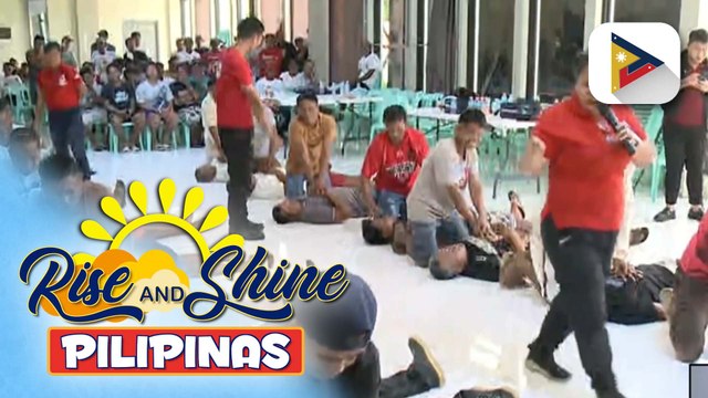 Ilang mangingisda sa Subic, Zambales sumailalim sa basic first aid training
