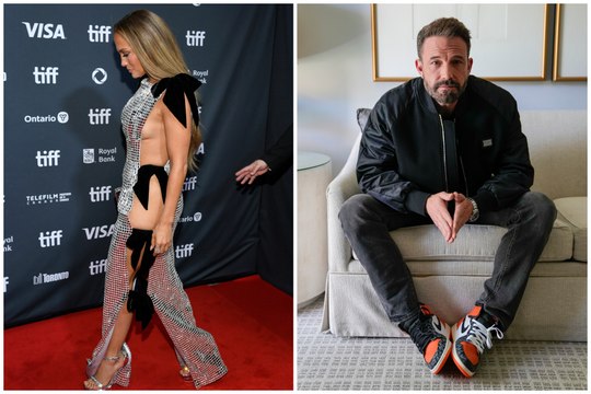 Jennifer Lopez adopta los gestos de Ben Affleck para defenderse de los paparazzi