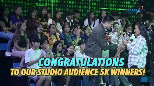 Family Feud: Lucky studio audience P5k winners | Online Exclusive