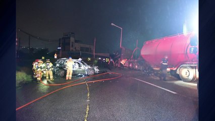 음주운전 추적 유튜버 따돌리다 '쾅'...운전자 사망 / YTN