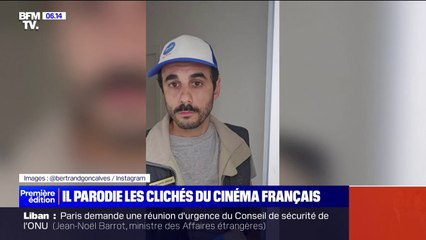 Sur les réseaux sociaux, le comédien Bertrand Goncalves parodie les clichés du cinéma français